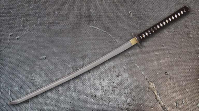 Golden Flower Katana