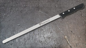 LACHSMESSER LEICHT 31CM | GRIFF VERNIETET