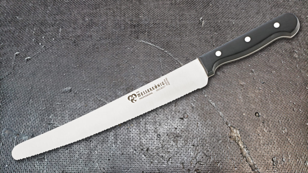 TORTENMESSER 26CM LEICHT | GRIFF VERNIETET