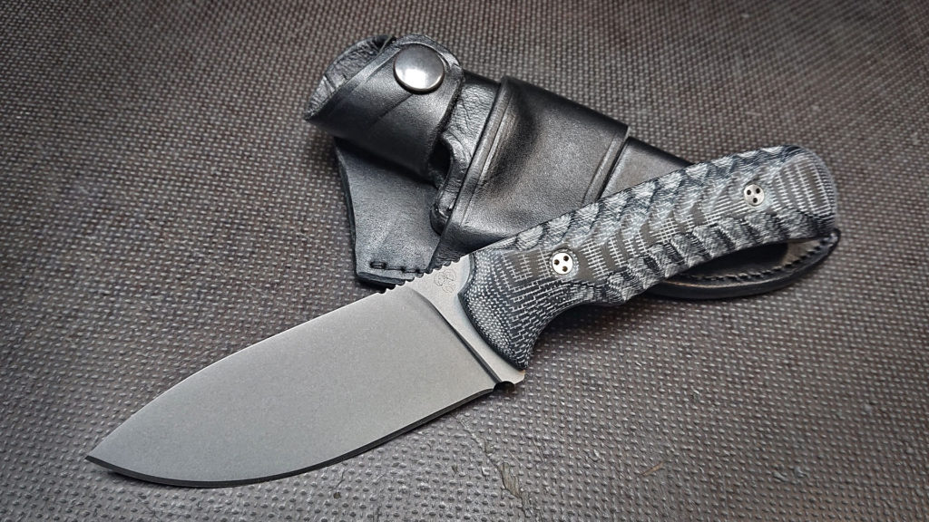 BROADHEAD new black Canvas Micarta