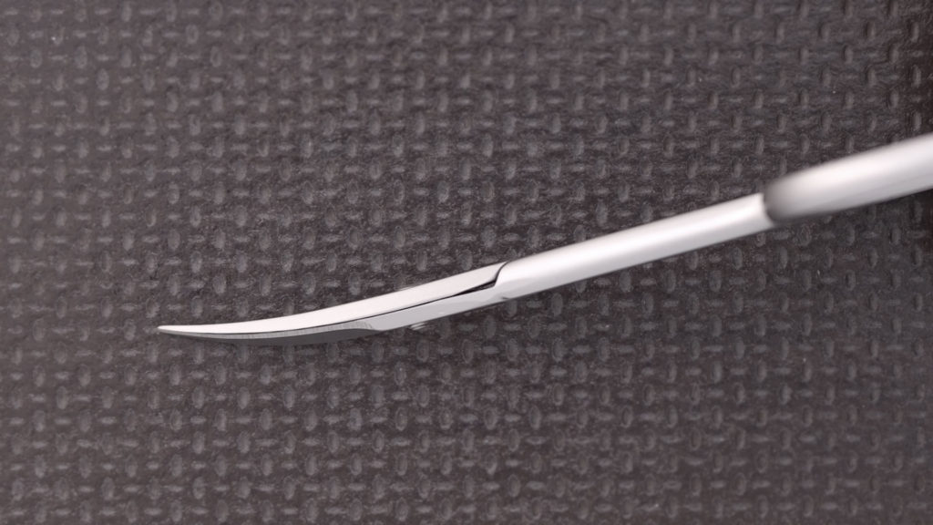 Hautschere modern inox – Bild 2