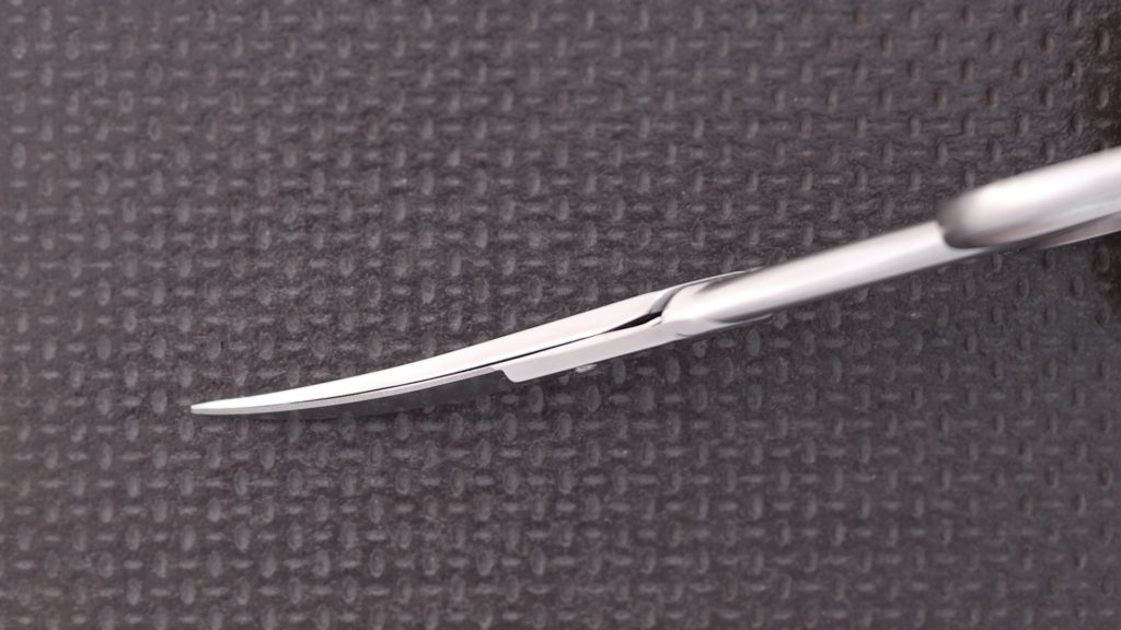 Nagelschere franz. Form poliert inox – Bild 2