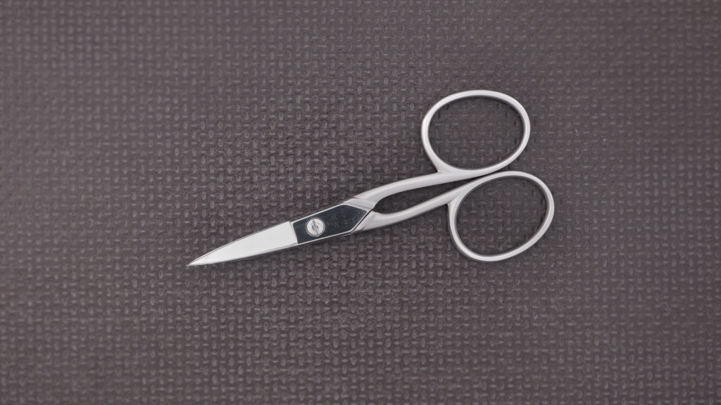 Nagelschere franz. Form poliert inox