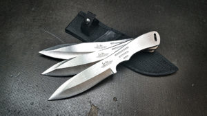 Gil Hibben Large Triple Throwing Knife Set
