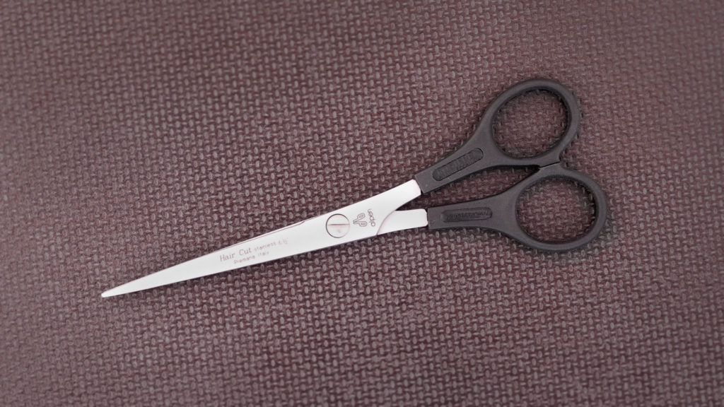 Haarschere Inox 6,5" microverzahnt - Nylongriff