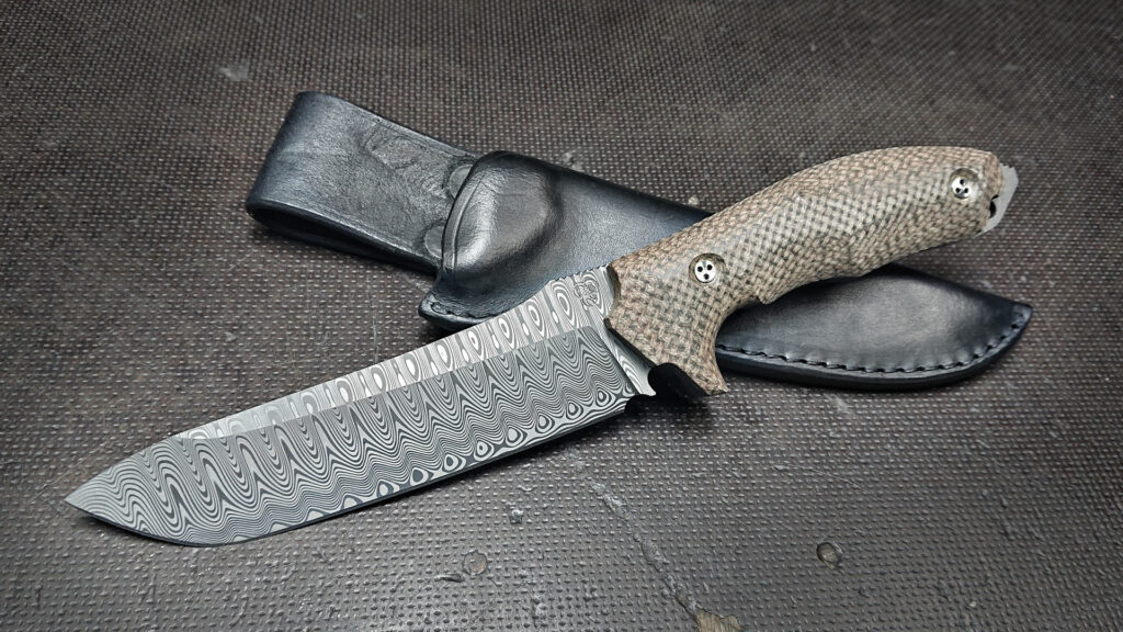 Darkstalker Damasteel | brown Cotton Canvas