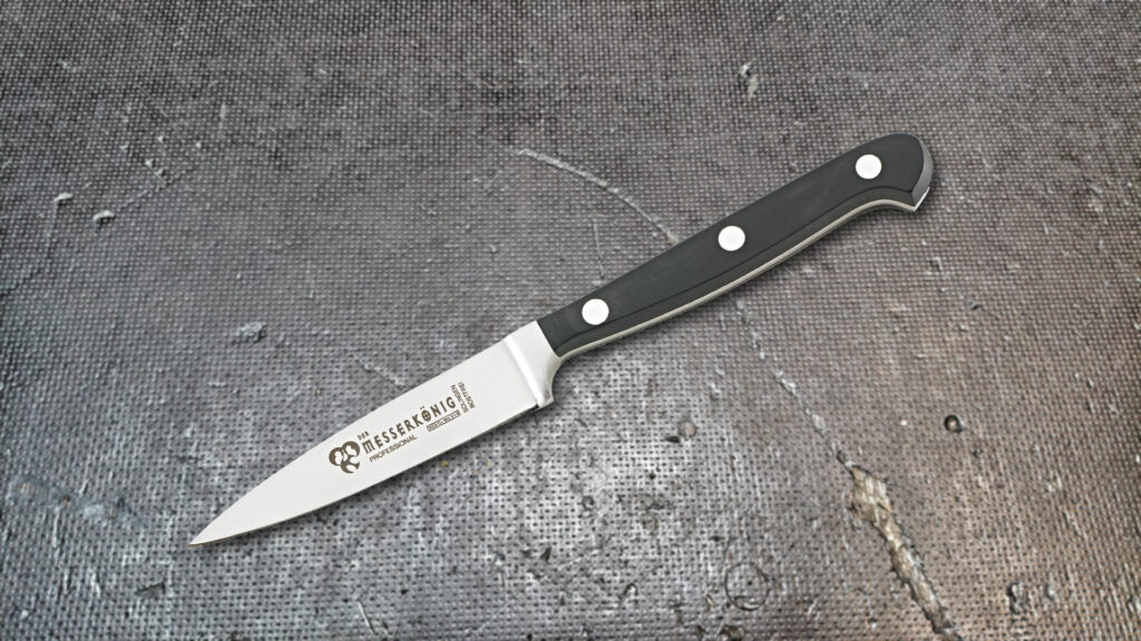GEMÜSEMESSER Mittelspitz 9CM | GRIFF VERNIETET