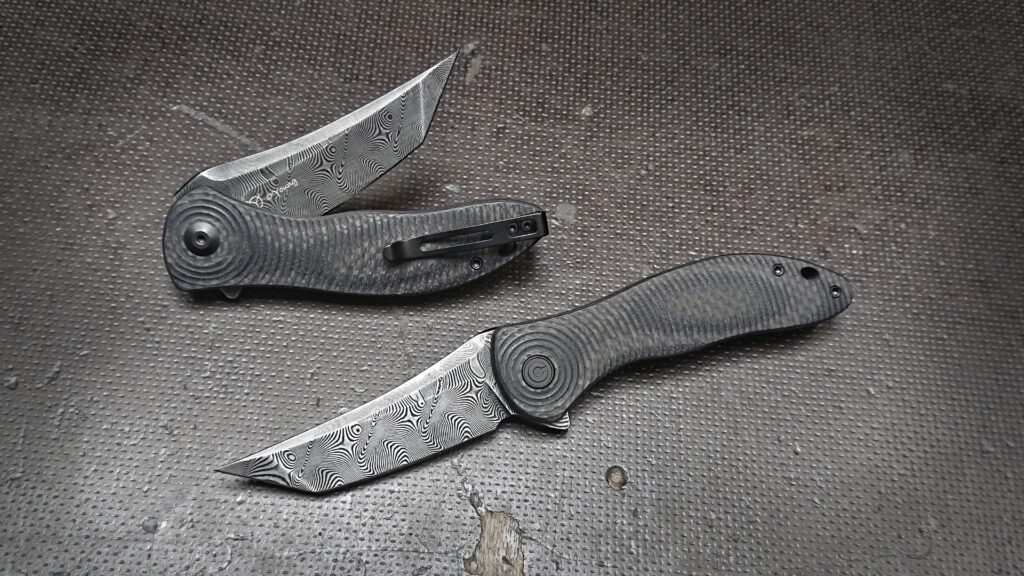 SYNERGY 3 Tanto | Damast Carbon