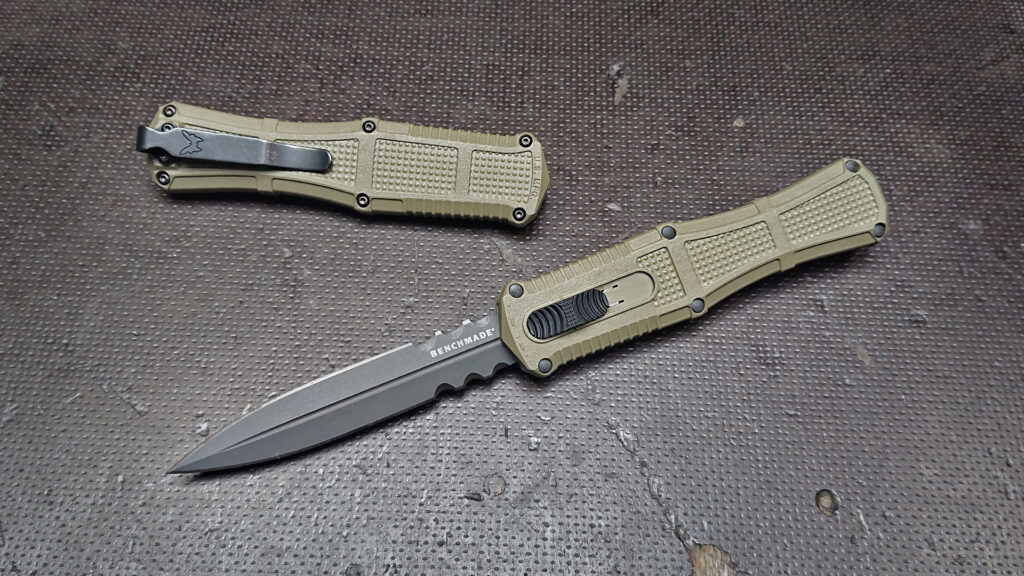 CLAYMORE OTF | Ranger Green Serrated