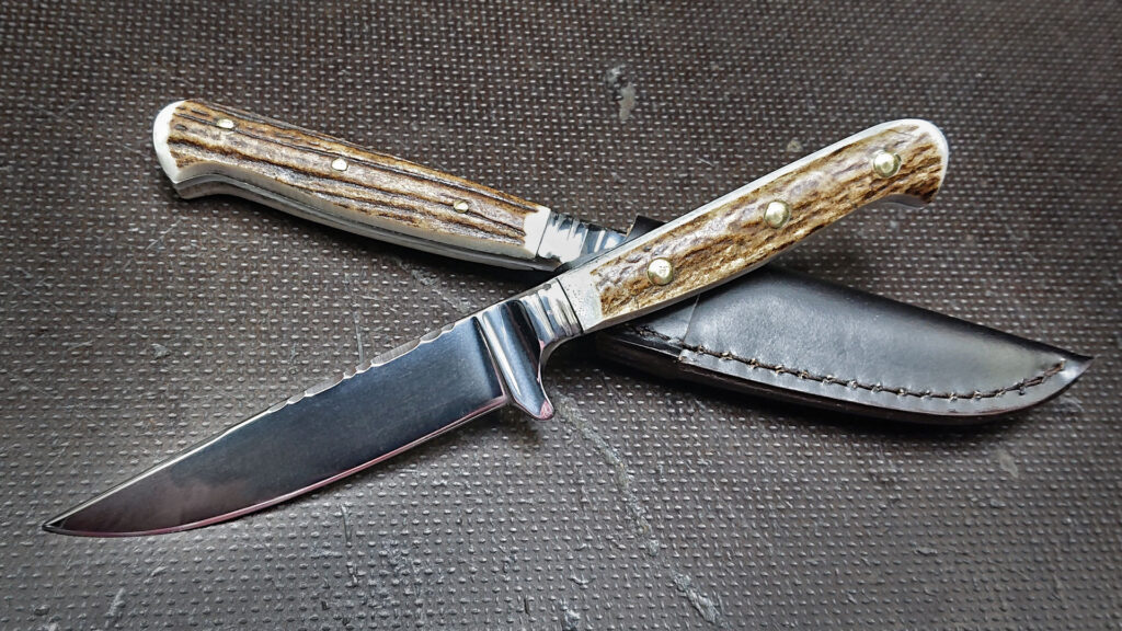 Jagdknicker Hirschhorn 11cm
