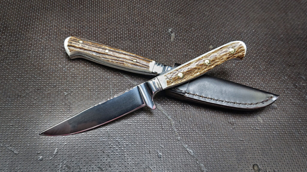 Jagdknicker Hirschhorn 9cm
