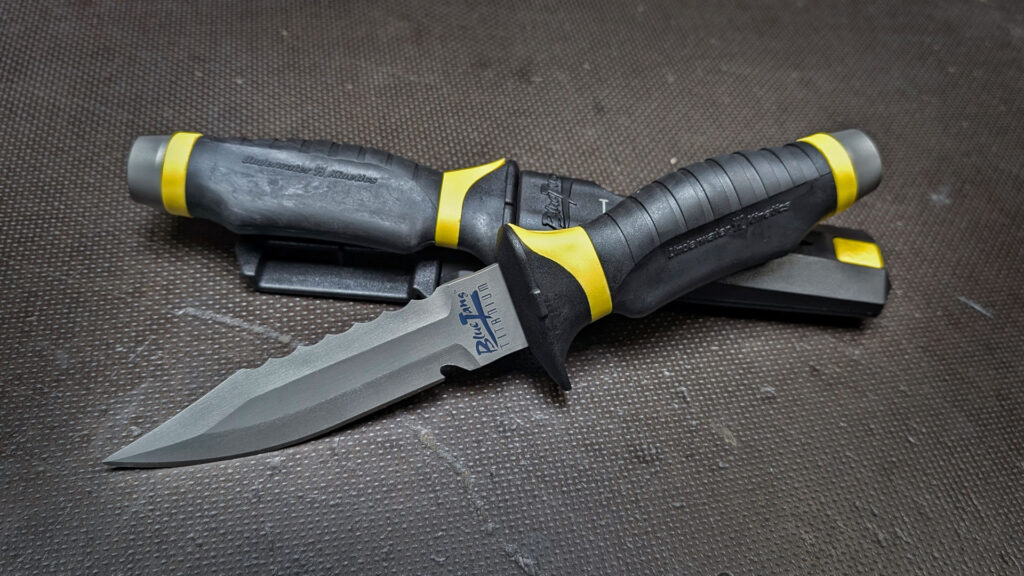 Blue Tang | Titanium Tauchermesser