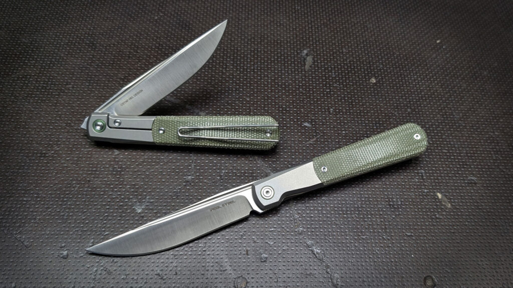 RB-7 Titanium | Natural Micarta