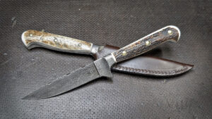 Jagdknicker Hirschhorn 10cm | Damast